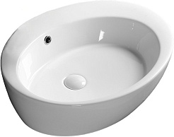 Ceruttispa Раковина накладная 60 CR7026A белая – фотография-1