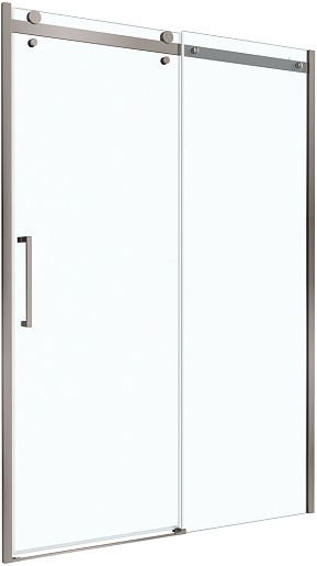 BelBagno Душевая дверь в нишу Marino MARINO-2-BF-1-140-C-GM 140x195 профиль оружейная сталь стекло прозрачное – фото-1