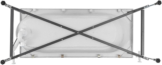 Aquanet Акриловая ванна Nexus 165x70 с каркасом – фотография-10