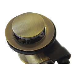 Фэма Ванна из литьевого мрамора Феррара (ножки бронза, слив-перелив бронза) – фотография-8