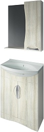 Какса-а Мебель для ванной "Каприз 65" R дуб – фотография-1