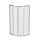 BelBagno Душевой уголок Due 80/80 DUE-R-2-80-C-Cr стекло прозрачное – фотография-6