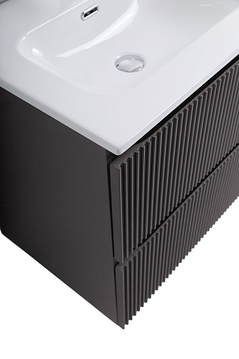 BelBagno Тумба под раковину Uno 120 с 2 чашами подвесная Темно-Серый матовый – картинка-9