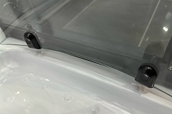 Royal Bath Душевая кабина Practic RB 90HK1-T-BL 90x90 стекло прозрачное профиль черный матовый – фотография-4