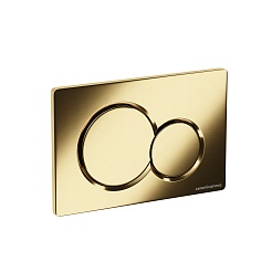 Ceramicanova Кнопка смыва Balance Circle CN12-003BG брашированное золото – фотография-2