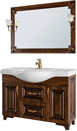 Водолей Мебель для ванной Дубэлла 120 венге – фотография-1