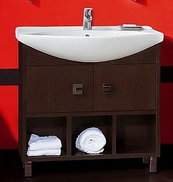 Бриклаер Тумба для умывальника Хоккайдо 85 венге – фотография-1