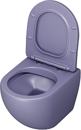 Grossman Унитаз подвесной Color GR-4455LIMS фиолетовый матовый – фотография-3
