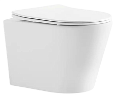 Iberica Blanca Унитаз подвесной Burgos безободковый, с микролифтом