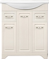 Style Line Тумба с раковиной Олеандр-2 75 рельеф пастель