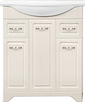 Style Line Тумба с раковиной Олеандр-2 75 рельеф пастель