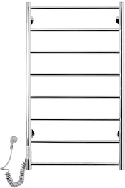 Domoterm Полотенцесушитель электрический Аврора DMT 109-8 50x90 EKTD L хром – фотография-1