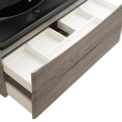 BelBagno Мебель для ванной Acqua 120 Pino Scania с раковиной BB1200/455-LV-ART-ALR-NERO – фотография-5