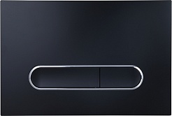 Esbano Клавиша смыва OVL-17MB черный матовый – фотография-1