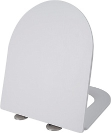 Esbano Сиденье для унитаза Azalea/Clavel белое матовое – фотография-1