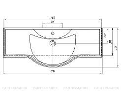 СанТа Тумба с раковиной Монарх 120 – фотография-3