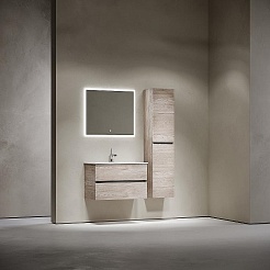 Sancos Тумба с раковиной Urban 80 дуб галифакс натуральный раковина Element 81 CN7005 – фотография-7