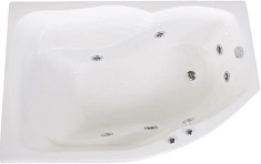 BellSan Акриловая ванна Сати 150x96 R с гидромассажем
