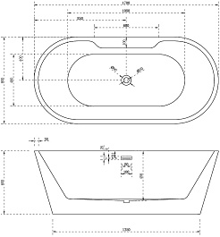 ABBER Акриловая ванна AB9299-1.7 170x80 – фотография-4