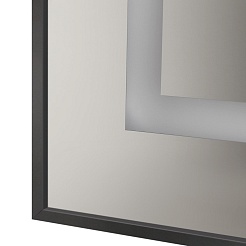 BelBagno Зеркало SPC-KRAFT-800-800-SENS-NERO – фотография-3