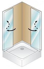 Kolpa San  Душевой уголок Terra flat TKK 70 – фотография-3