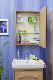 Sanflor Тумба с раковиной Ларго 2 60 вяз швейцарский – фотография-3