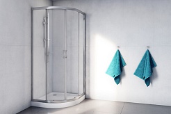 Excellent Душевой уголок 201 90x90 полукруглый – фотография-2