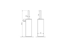Excellent Ершик KOBO DOEX.1717CR хром – фотография-3
