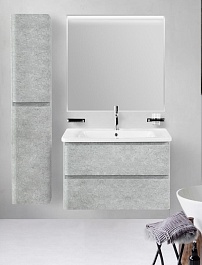 BelBagno Тумба под раковину Albano-Cer 80 подвесная Cemento Verona Grigio – фотография-7