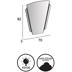 Cezares Зеркало 70/92 45020 – фотография-5