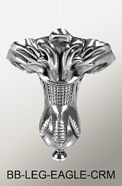 BelBagno Акриловая ванна BB20-CRM, ножки BB-LEG-EAGLE-CRM – фотография-3