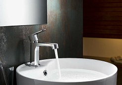 Aquatek Смеситель для раковины Оберон AQ1210CR хром – фотография-3