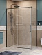 BelBagno Душевой уголок Soft Close-1 SOFT_CLOSE-1-AH-1-160/80-C-GM 160x80 профиль оружейная сталь стекло прозрачное – фотография-13