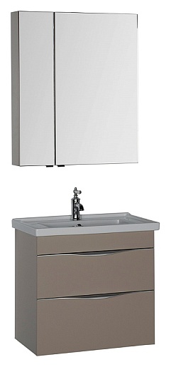 Aquanet Мебель для ванной "Эвора 70" капучино – фото-1