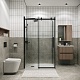 Grossman  Душевой уголок Classic 110x90x195 профиль графит сатин стекло прозрачное – картинка-13