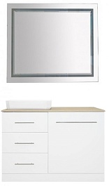Misty Мебель для ванной Респект 110 L – фотография-1