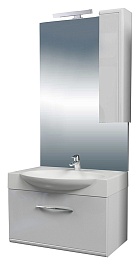  Тумба с раковиной "Solo 65" белая – фотография-2