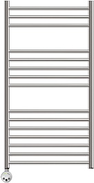 Point Полотенцесушитель электрический П15 500x1000 PN10150SE хром – фотография-3