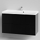 Водолей Мебель для ванной Тач 100 подвесная черная – картинка-14