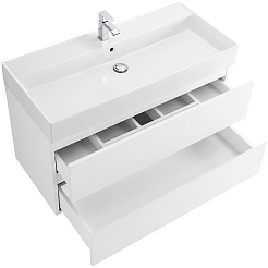 Cezares Тумба под раковину Molveno-46 80 подвесная bianco ghiaccio – фотография-3