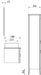 ASB-Woodline Тумба с раковиной Рома 100С белая – фотография-10