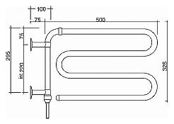 Margaroli Полотенцесушитель Arcobaleno 610CRC – фотография-2