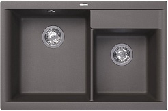 Florentina Мойка кухонная Касси 780 серый шелк – фотография-1