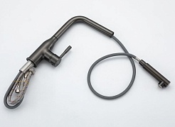 Frap Смеситель для кухни F6096-9 оружейная сталь – фотография-5