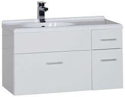 Aquanet Тумба с раковиной "Данте 90" L (156360+156361) – фотография-1