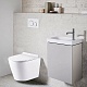 Azario Унитаз подвесной Fonti AZ-402W безободковый белый – фотография-5