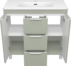 Brevita Тумба под раковину Risacca Pistachio 90 фисташковый – фотография-3