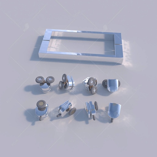 RGW Душевой уголок Classic CL-44 90x100 профиль хром стекло прозрачное – картинка-3