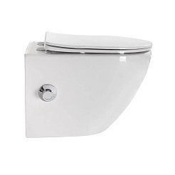 BelBagno Унитаз подвесной Uno BB3105CHR-BS/SC – фотография-2