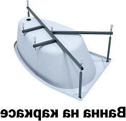 1ACReal Акриловая ванна Marseille 160x100 R – фотография-10